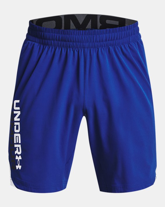 Shorts UA Elevated Woven Graphic para hombre, Blue, pdpMainDesktop image number 5